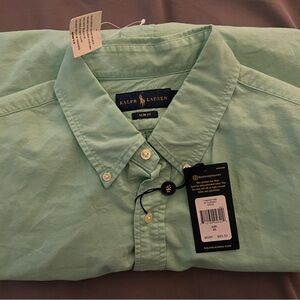 Ralph Lauren Green Casual Button Down Shirt